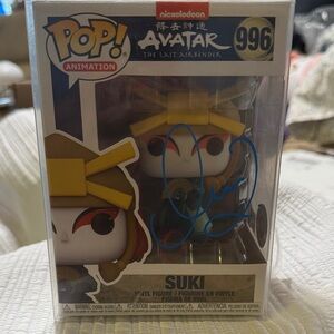 AUTOGRAPHED Funko Avatar Suki Collectible Figure w/protector 996 Maria Zhang